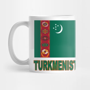 The Pride of Turkmenistan - Flag of Turkmenistan Design Mug